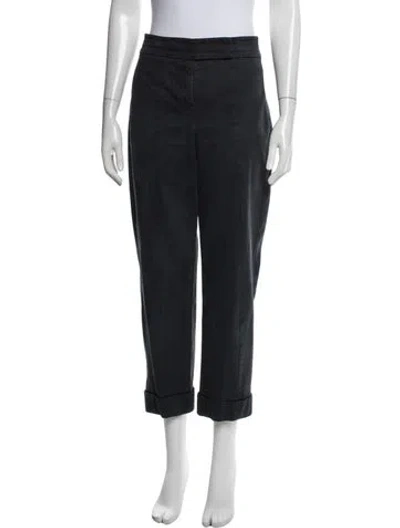 Pre-owned Jil Sander Straight Leg Pants In Blue