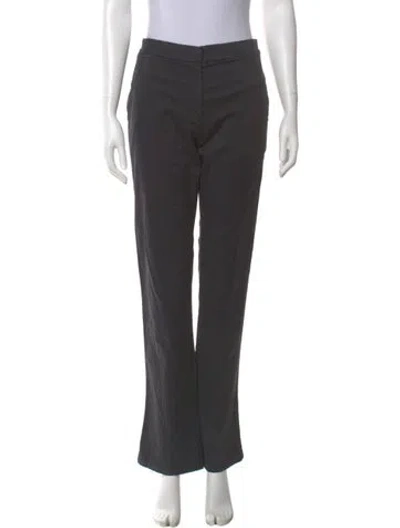 Pre-owned Jil Sander Straight Leg Pants In Gray