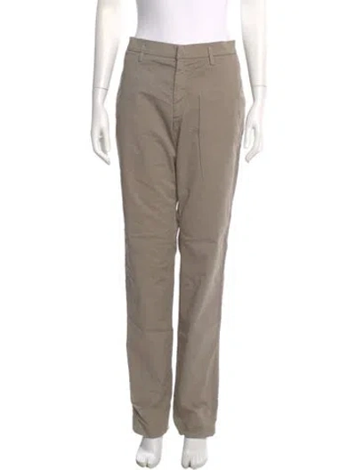 Pre-owned Jil Sander Straight Leg Pants In Gray