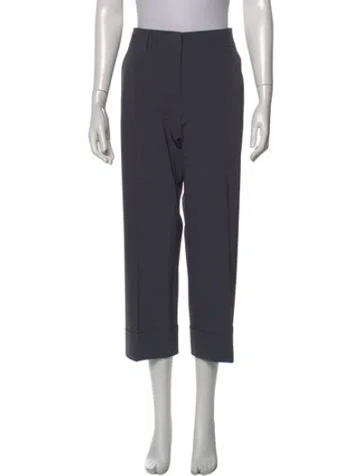 Pre-owned Jil Sander Straight Leg Pants In Gray