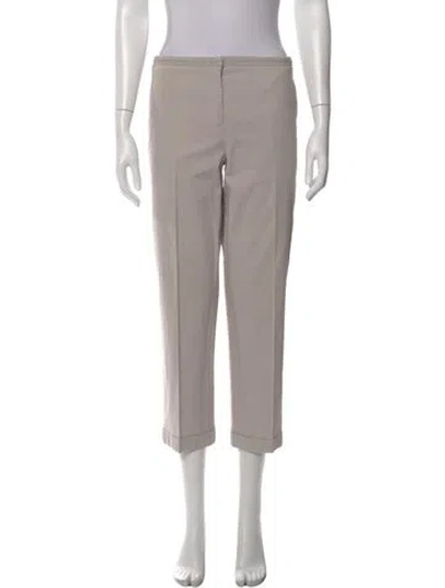 Pre-owned Jil Sander Straight Leg Pants In Gray