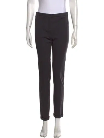 Pre-owned Jil Sander Straight Leg Pants In Gray
