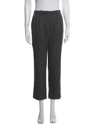 Pre-owned Jil Sander Straight Leg Pants In Grey