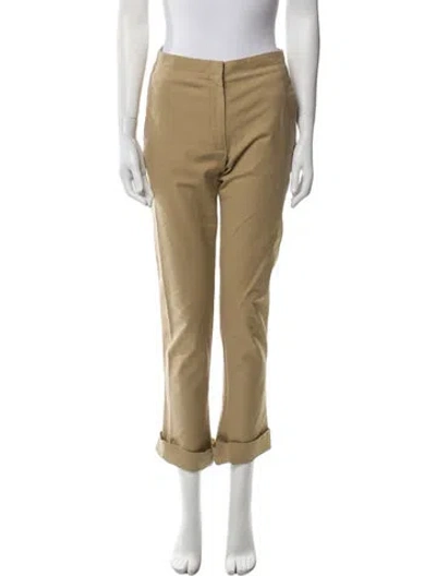 Pre-owned Jil Sander Straight Leg Pants In Neutral
