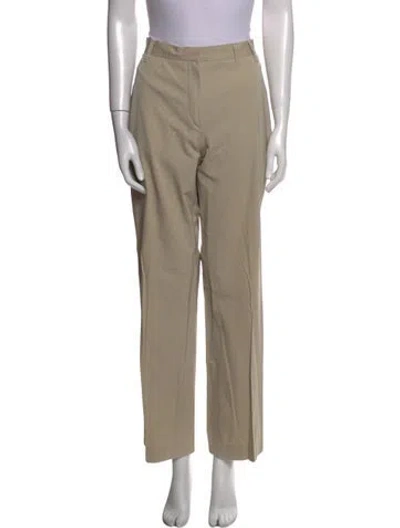 Pre-owned Jil Sander Straight Leg Pants In Neutral