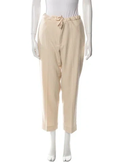 Pre-owned Jil Sander Straight Leg Pants In Neutral