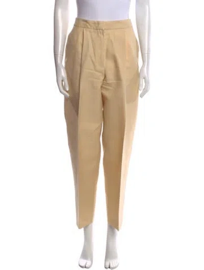 Pre-owned Jil Sander Straight Leg Pants In Neutral