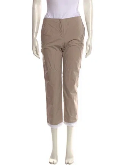 Pre-owned Jil Sander Straight Leg Pants In Neutral