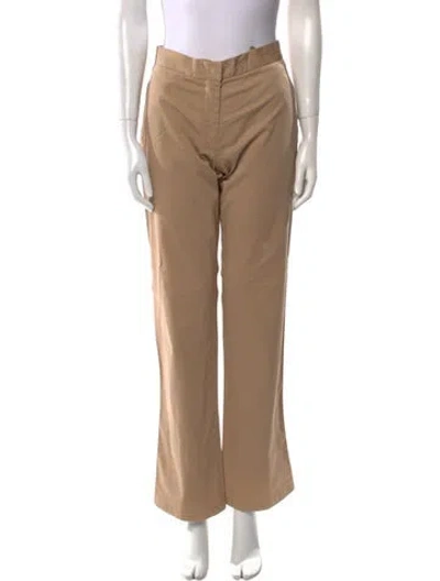 Pre-owned Jil Sander Straight Leg Pants In Neutral