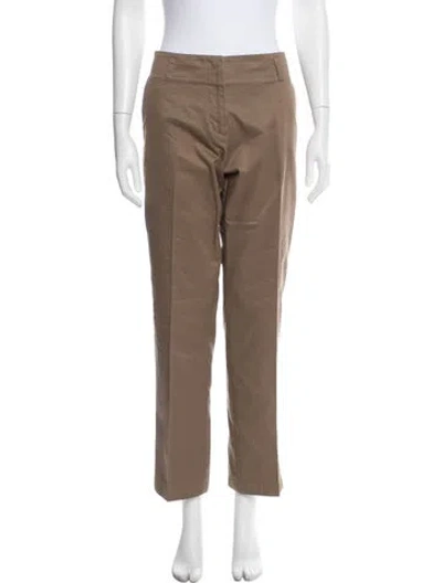 Pre-owned Jil Sander Straight Leg Pants In Neutral