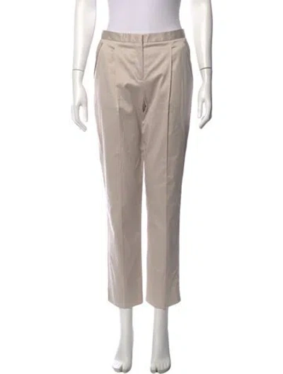 Pre-owned Jil Sander Straight Leg Pants In Neutral