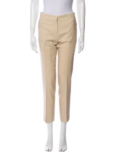 Pre-owned Jil Sander Straight Leg Pants In Neutral
