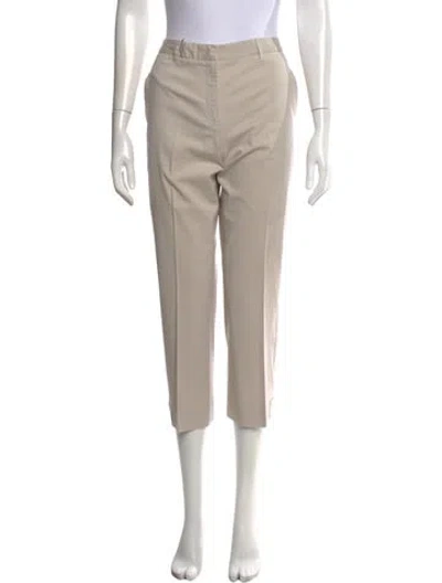 Pre-owned Jil Sander Straight Leg Pants In Neutrals
