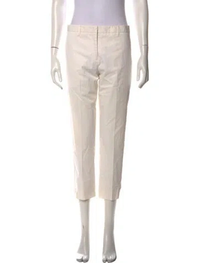 Pre-owned Jil Sander Straight Leg Pants In Neutrals