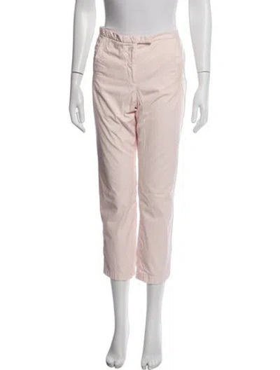Pre-owned Jil Sander Straight Leg Pants In Pink