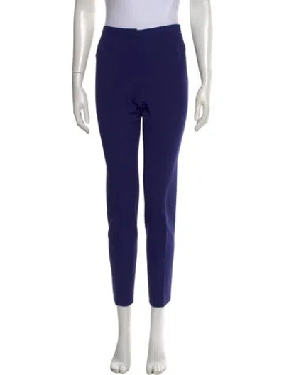 Pre-owned Jil Sander Straight Leg Pants In Purple