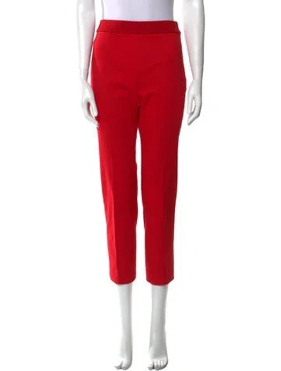 Pre-owned Jil Sander Straight Leg Pants In Red