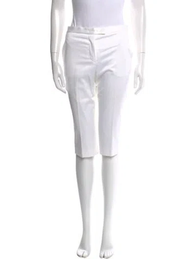Pre-owned Jil Sander Straight Leg Pants In White