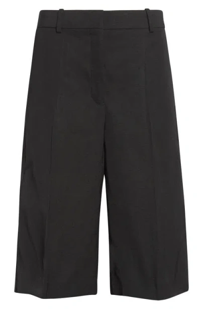 Jil Sander Straight Leg Shorts In Black