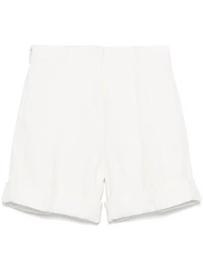 Jil Sander Shorts Mit Geradem Bein In Weiss