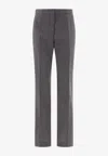 Jil Sander Tailored With Centre-back Slit Trousers Grey