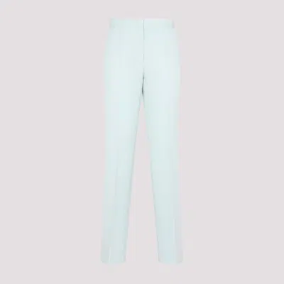 Jil Sander Straight Leg Tailored Trousers In Blue