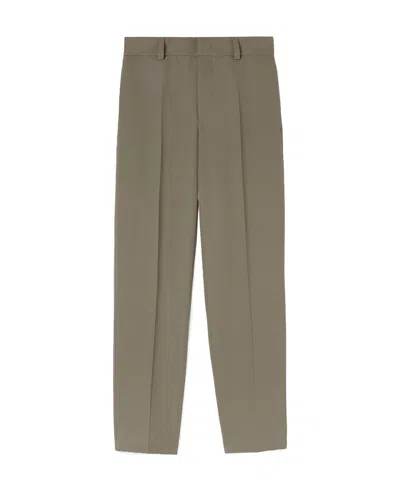 Jil Sander Straight-leg Tailored Trousers In Green