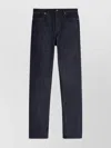Jil Sander Straight Leg Trousers Belt Loops In Blue