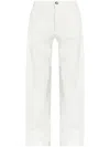 Jil Sander Mid-rise Tapered Jeans In White