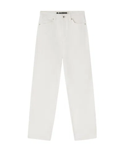 JIL SANDER JIL SANDER BUTTON DETAILED STRAIGHT LEG JEANS