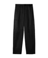 Jil Sander Straight-leg Twill Trousers In Black