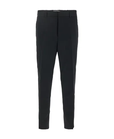 Jil Sander Straight-leg Wool Trousers In Black