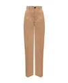 Jil Sander Trousers In Nude