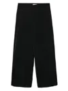 Jil Sander Straight Trousers In Black