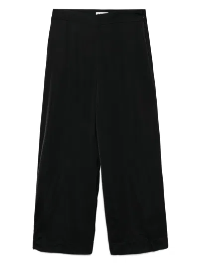 Jil Sander Straight Trousers In Black