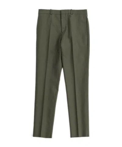 Jil Sander Straight Trousers In Green