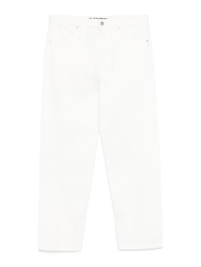 JIL SANDER STRAIGHT WHITE JAPANESE RAW DENIM  JEANS