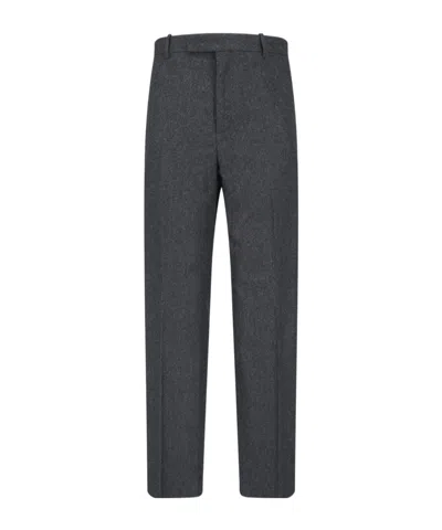 Jil Sander Straight-leg Casual Trousers In Black