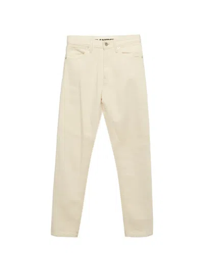 Pre-owned Jil Sander Straight-leg Denim Jeans In Neutral