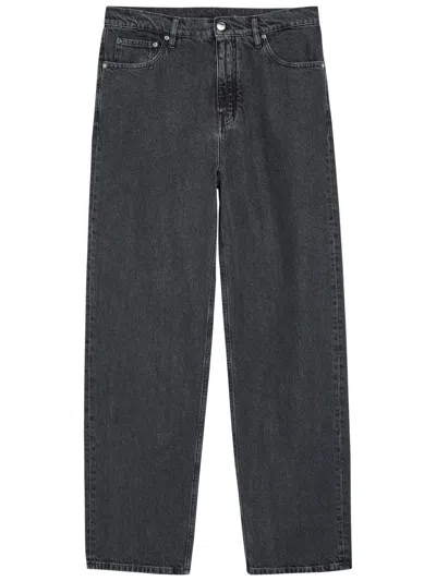 Jil Sander Straight-leg Jeans In Black