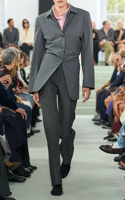 Jil Sander Straight-leg Pants In Gray