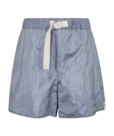 Jil Sander Strap-up Shorts In Gray