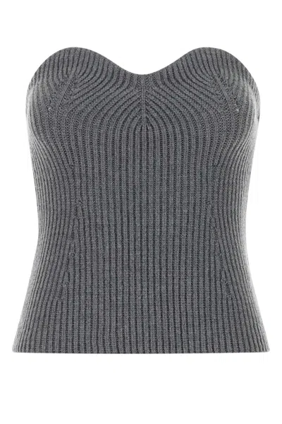 JIL SANDER JIL SANDER STRAPLESS KNITTED  TOP