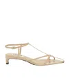 Jil Sander Strappy Leather Sandals In Nude
