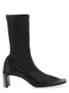 Jil Sander Stretch Nappa Leather Boot In Black