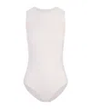 Jil Sander Stretch Sleeveless Bodysuit In White