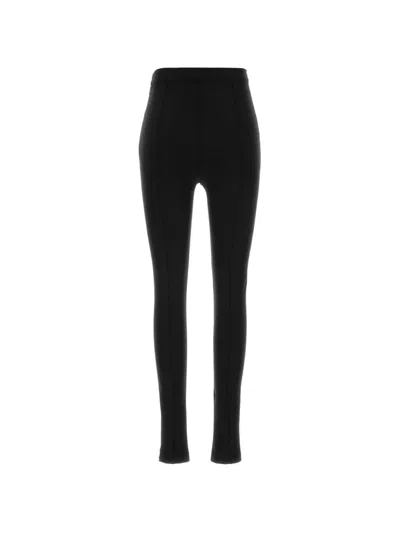 Jil Sander Black Stretch Virgin Wool Blend Pant