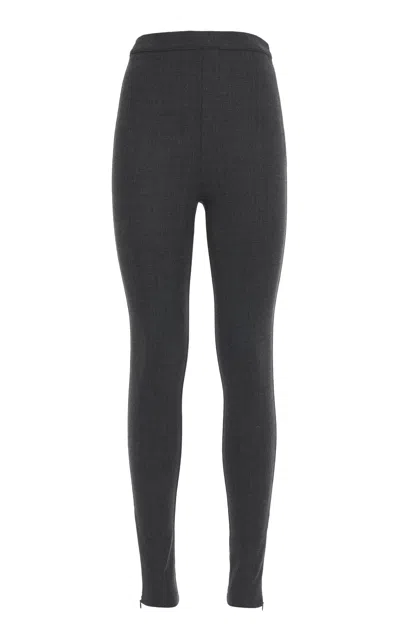 Jil Sander Stretch-wool Trousers In Gray