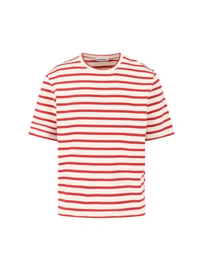JIL SANDER STRIPED T-SHIRT