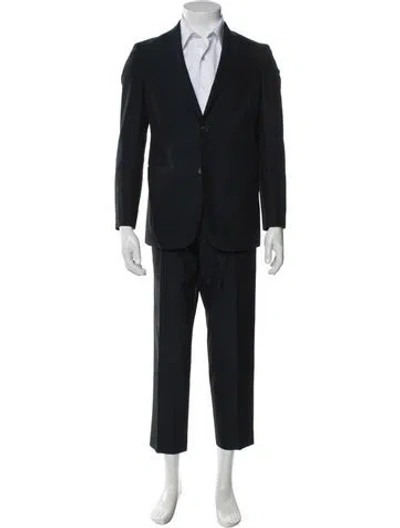 Pre-owned Jil Sander Striped Blazer In Black